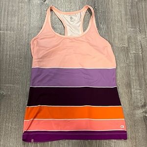 GAP GapFit Stripe Workout Tank Top Multicolor